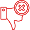 Icon for Enquiry failed